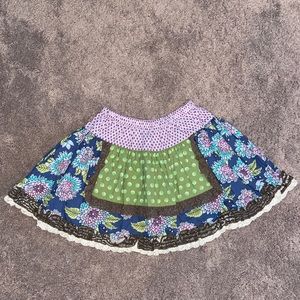 Mustard Pie Ruffle Skirt